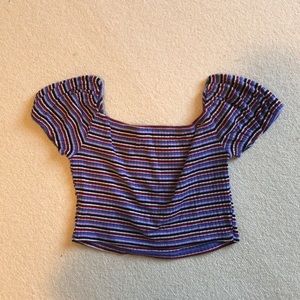 Striped Crop Top